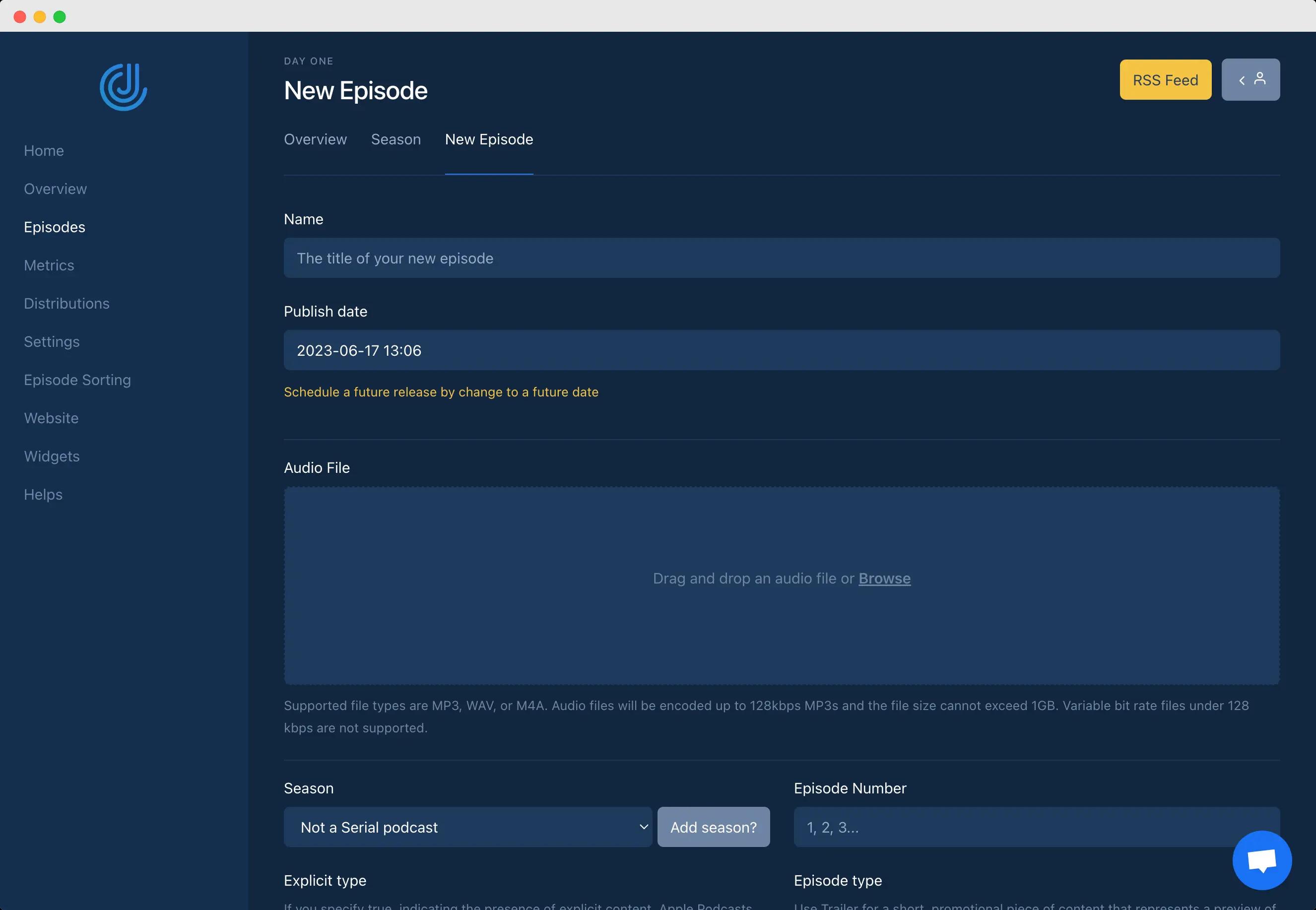Picture of the upload podcast
